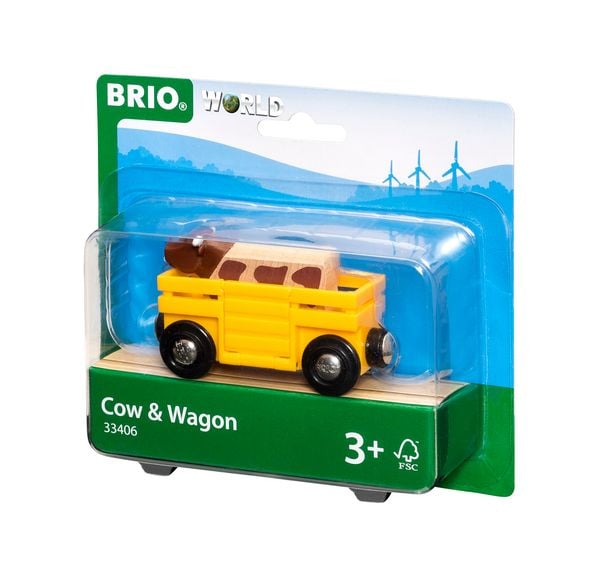 Produktbild: Brio Tierwagen mit Kuh