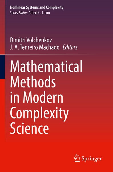 Produktbild: Mathematical Methods in Modern Complexity Science