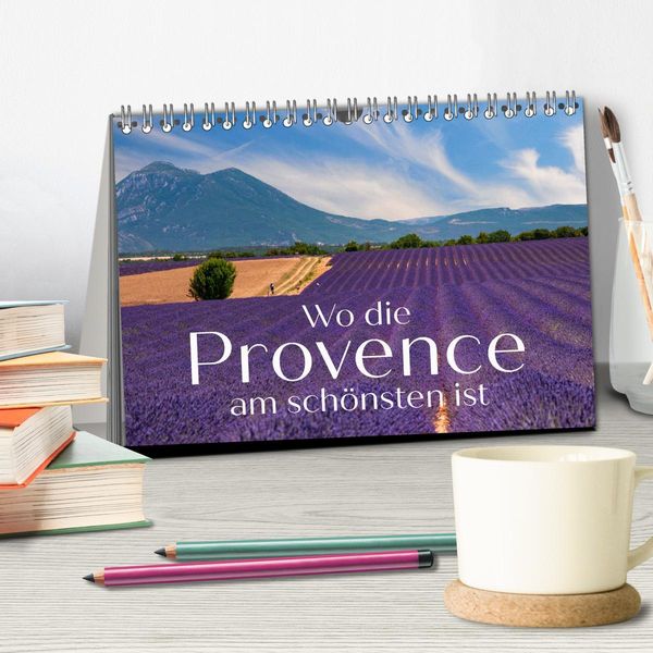 Produktbild: Wo die Provence am sch&ouml;nsten ist (Tischkalender 2026 DIN A5 quer), CALVENDO Monatskalender