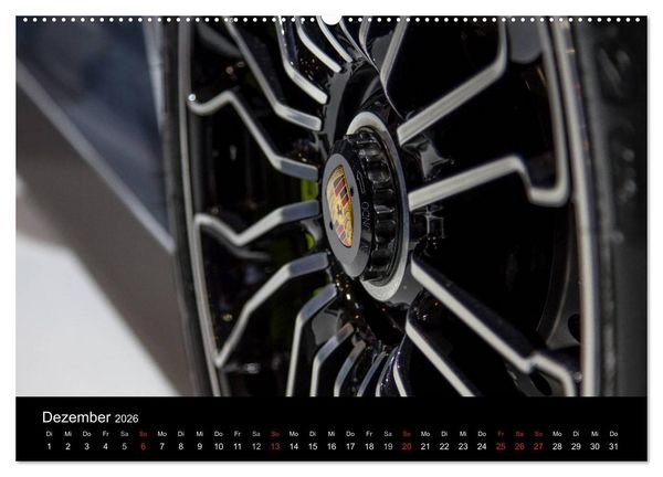 Produktbild: Heiligs Blechle - Porsche-Ikonen im Detail (Wandkalender 2026 DIN A2 quer), CALVENDO Monatskalender