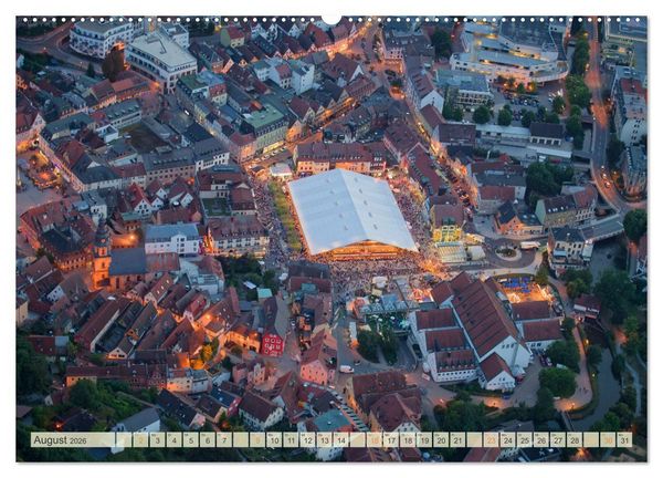 Produktbild: Oberfranken aus der Vogelperspektive (Wandkalender 2026 DIN A2 quer), CALVENDO Monatskalender