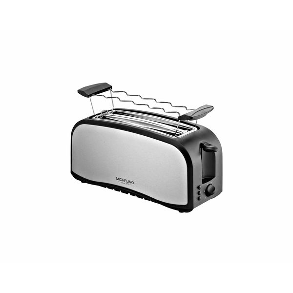 Michelino 4 Scheiben Toaster satinierter Edelstahl