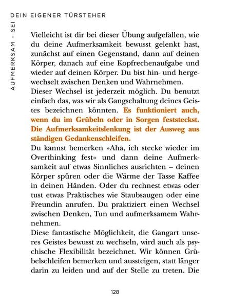 Produktbild: Die 1-Minuten-Strategie gegen Overthinking
