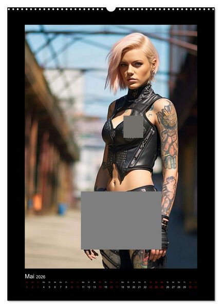 Produktbild: Cybergirls (hochwertiger Premium Wandkalender 2026 DIN A2 hoch), Kunstdruck in Hochglanz