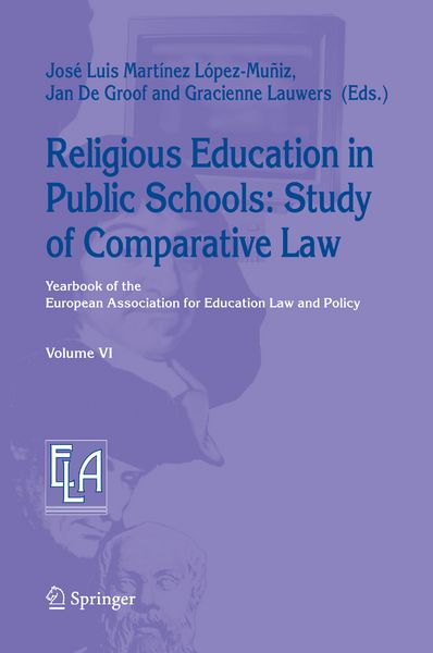 Produktbild: Religious Education in Public Schools: Study of Comparative Law