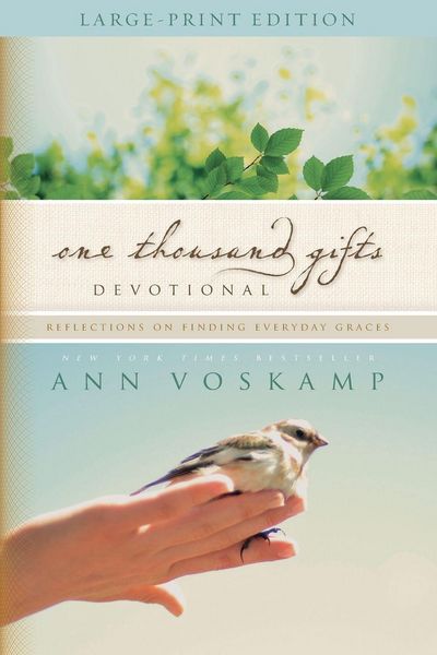 Produktbild: The One Thousand Gifts Devotional Large Print