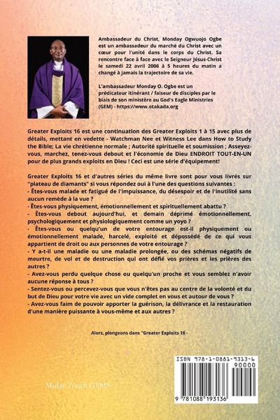 Produktbild: Grands Exploits - 16 Mettant en vedette Watchman Nee et Witness Lee dans Comment &eacute;tudier la Bible..