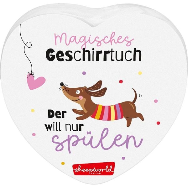 Produktbild: Zauber-Geschirrtuch Dackel