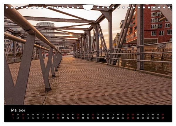 Produktbild: Hamburg . Das Tor zur Welt... (Wandkalender 2026 DIN A4 quer), CALVENDO Monatskalender