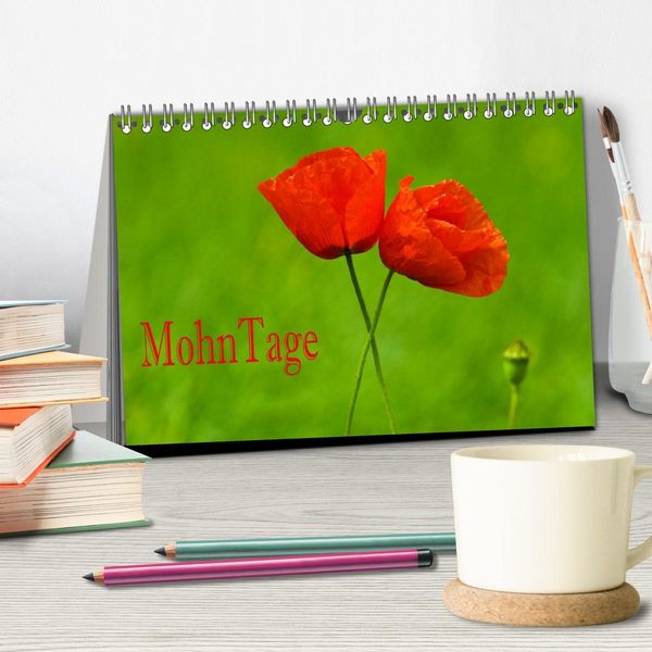 Produktbild: MohnTage (Tischkalender 2026 DIN A5 quer), CALVENDO Monatskalender