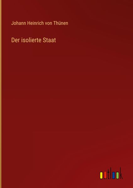 Produktbild: Der isolierte Staat