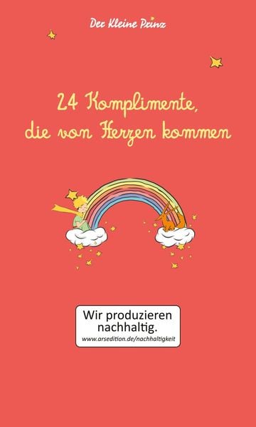 Produktbild: Man sieht nur mit dem Herzen gut. 24 kleine Botschaften f&uuml;r dich