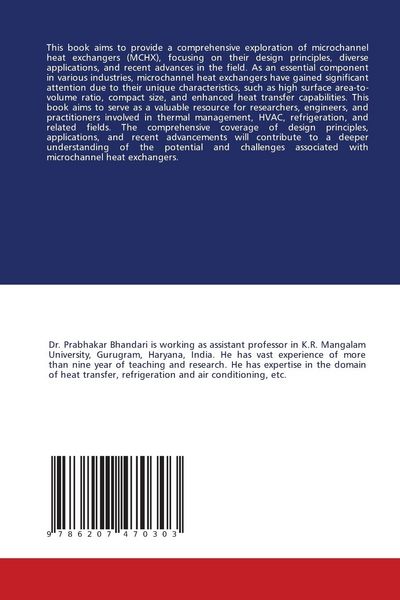 Produktbild: Microchannel Heat Exchangers: Design, Applications and Advances