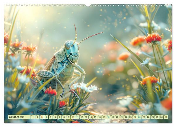 Produktbild: Eine Welt entz&uuml;ckend kleiner Tierchen (hochwertiger Premium Wandkalender 2026 DIN A2 quer), Kunstdruck in Hochglanz