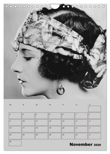 Produktbild: Diven der Stummfilm-&Auml;ra (Wandkalender 2026 DIN A4 hoch), CALVENDO Monatskalender
