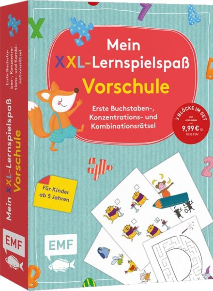 Mein XXL-Lernspielspaß: Vorschule, Sonstige von Sandy Thissen, Edition Michael Fischer / EMF Verlag, 978-3-7459-3629-2