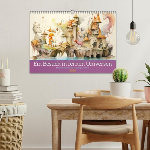 Produktbild: Ein Besuch in fernen Universen (Wandkalender 2026 DIN A3 quer), CALVENDO Monatskalender