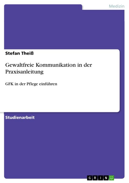 Produktbild: Gewaltfreie Kommunikation in der Praxisanleitung