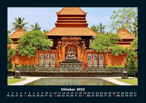 Produktbild: Tempel 2025 Fotokalender DIN A4