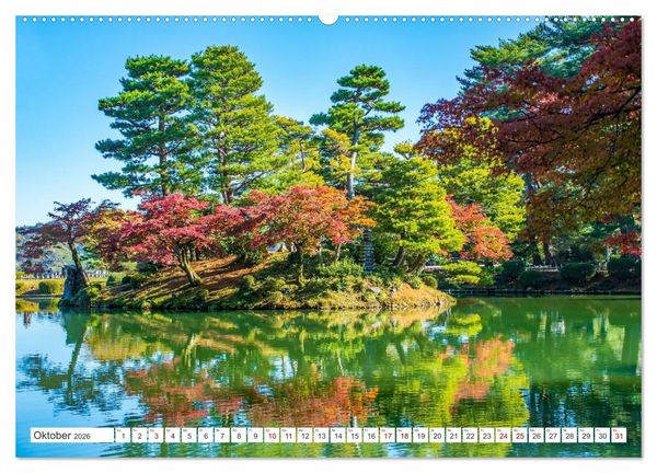 Produktbild: Herbst in Japan (Wandkalender 2026 DIN A2 quer), CALVENDO Monatskalender