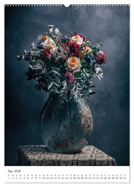 Produktbild: Blumen Bouquet (Wandkalender 2026 DIN A2 hoch), CALVENDO Monatskalender