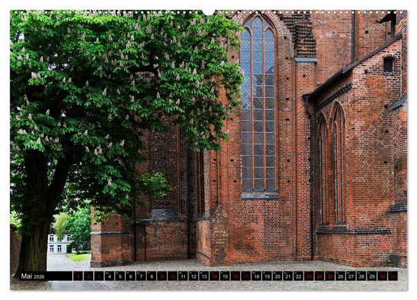 Produktbild: Ein Bummel durch die Hansestadt Wismar (hochwertiger Premium Wandkalender 2026 DIN A2 quer), Kunstdruck in Hochglanz