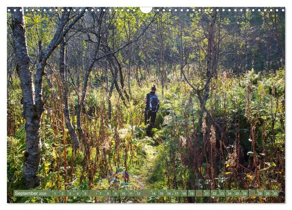 Produktbild: Wandern - In Norwegen und Schweden (Wandkalender 2026 DIN A3 quer), CALVENDO Monatskalender