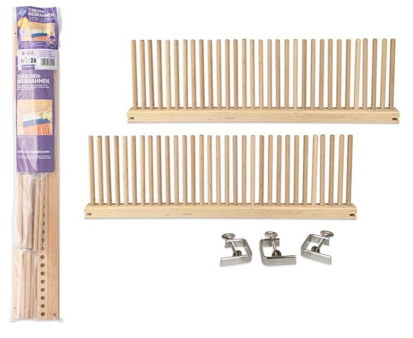 Produktbild: PEBARO WEB0251A - St&auml;bchen-Webrahmen bis 100cm Breite, Holz