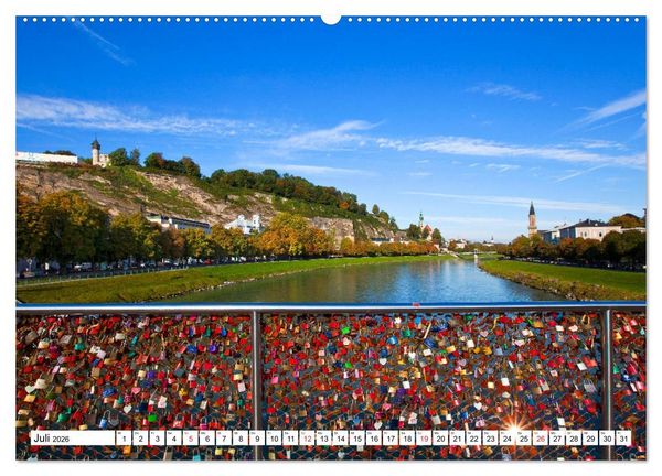 Produktbild: Mein sch&ouml;nes Salzburg (hochwertiger Premium Wandkalender 2026 DIN A2 quer), Kunstdruck in Hochglanz