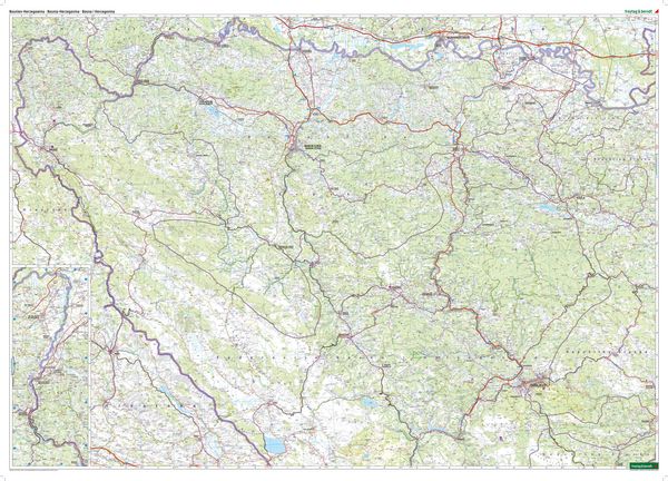 Produktbild: freytag & berndt Stra&szlig;enkarte Bosnien-Herzegowina 1:200.000