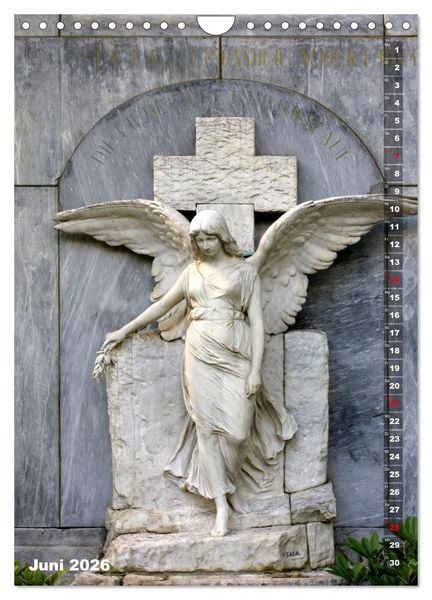 Produktbild: Friedhofsengel in Berlin (Wandkalender 2026 DIN A4 hoch), CALVENDO Monatskalender