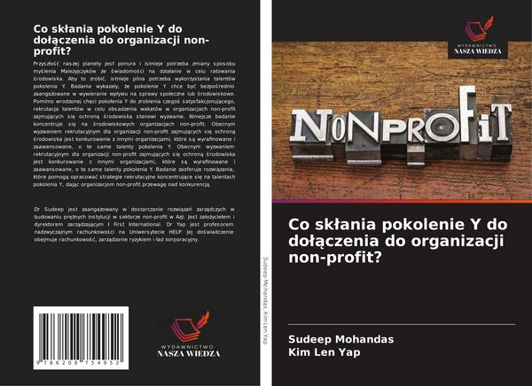 Produktbild: Co sk&iquest;ania pokolenie Y do do&iquest;&iquest;czenia do organizacji non-profit?