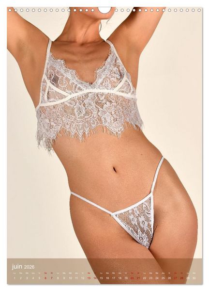 Produktbild: Lingerie Chic (Calendrier mural 2026 DIN A3 horizontal), CALVENDO calendrier mensuel