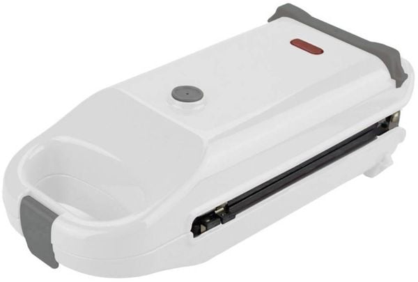 Silva Homeline CM 303 Donut-Maker inkl. wechselbarer Zusatzplatten Weiß, Schwarz