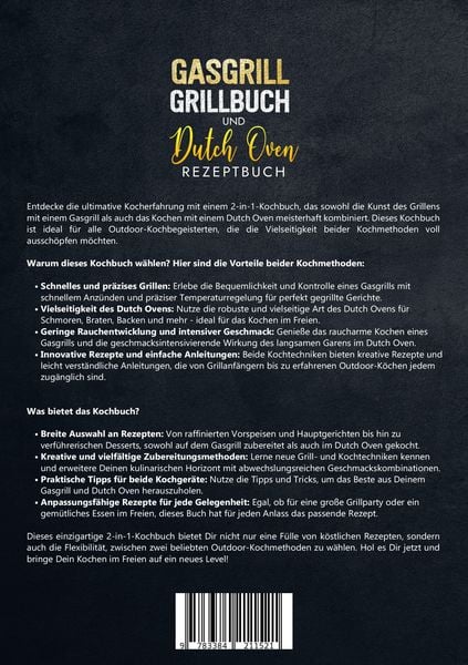 Produktbild: Gasgrill Grillbuch und Dutch Oven Rezeptbuch