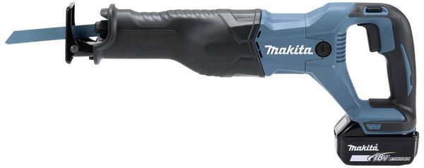 Produktbild: Makita DJR186RT Akku-S&auml;bels&auml;ge DJR186RT inkl. Akku, inkl. Ladeger&auml;t, inkl. Koffer 18 V 5 Ah