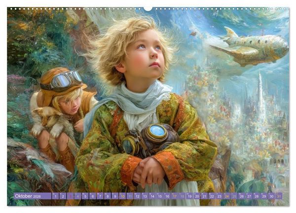 Produktbild: Kinderwelten - Realit&auml;t trifft Traum (hochwertiger Premium Wandkalender 2026 DIN A2 quer), Kunstdruck in Hochglanz