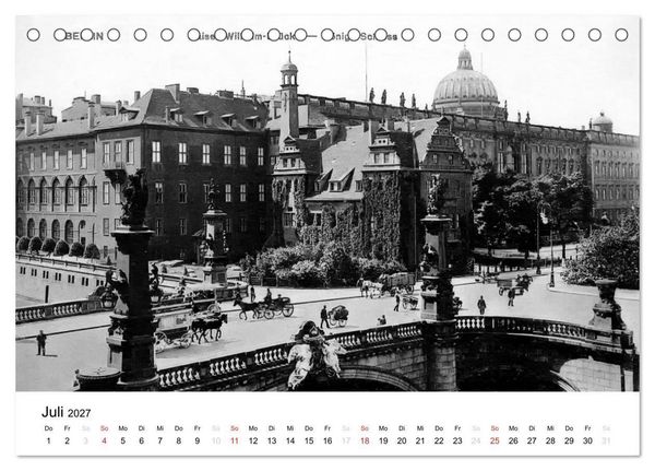 Produktbild: Gr&uuml;&szlig;e aus dem alten Berlin (Tischkalender 2027 DIN A5 quer), CALVENDO Monatskalender