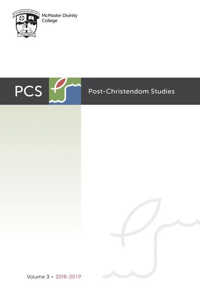 Produktbild: Post-Christendom Studies: Volume 3