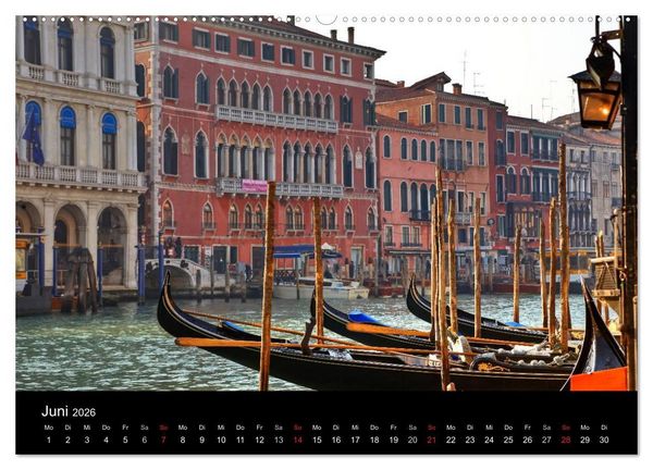 Produktbild: Bella Venezia (hochwertiger Premium Wandkalender 2026 DIN A2 quer), Kunstdruck in Hochglanz