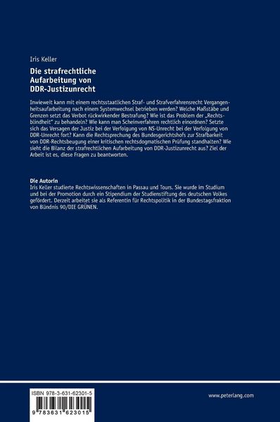 Produktbild: Die strafrechtliche Aufarbeitung von DDR-Justizunrecht
