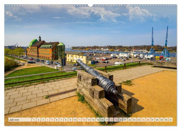 Produktbild: Rostock Impressionen (hochwertiger Premium Wandkalender 2026 DIN A2 quer), Kunstdruck in Hochglanz
