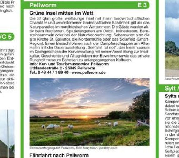 Nordfriesland und Nordfriesische Inseln 1:100 000