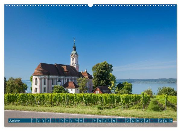 Produktbild: Bayern - Sehensw&uuml;rdigkeiten vom Allg&auml;u bis zum K&ouml;nigssee (hochwertiger Premium Wandkalender 2027 DIN A2 quer), Kunstdruck in Hochglanz