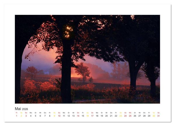 Produktbild: Weserbergland Impressionen (Wandkalender 2026 DIN A4 quer), CALVENDO Monatskalender