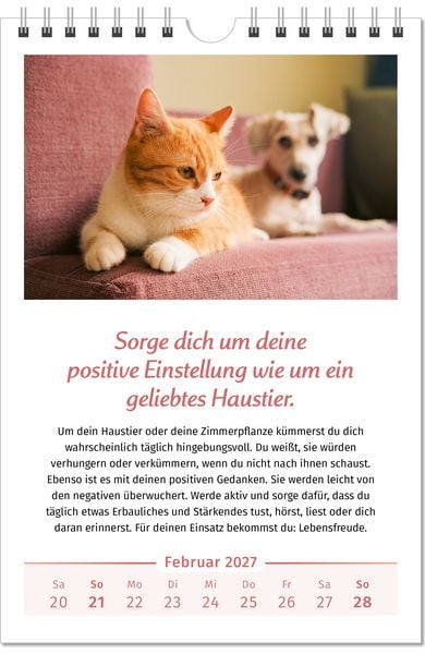 Produktbild: Der Lebensfreude-Kalender 2027 im Gro&szlig;format
