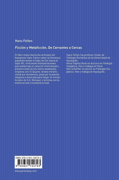 Produktbild: Ficci&oacute;n y Metaficci&oacute;n. De Cervantes a Cercas
