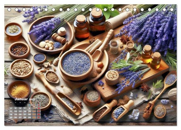 Produktbild: Lavendel f&uuml;r deine Sinne (Tischkalender 2027 DIN A5 quer), CALVENDO Monatskalender