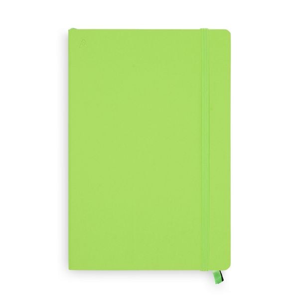 Produktbild: Notizbuch A5 Softcover Kiwi Green Liniert, 128 Seiten