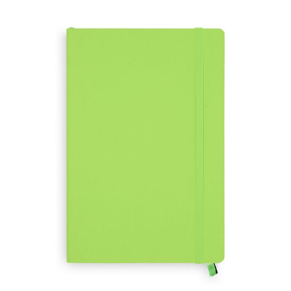 Produktbild: Notizbuch A5 Softcover Kiwi Green Punktiert, 128 Seiten